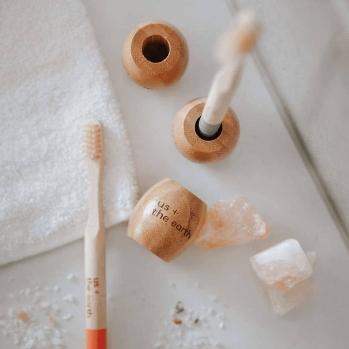 Bamboo Toothbrush Stand Pods