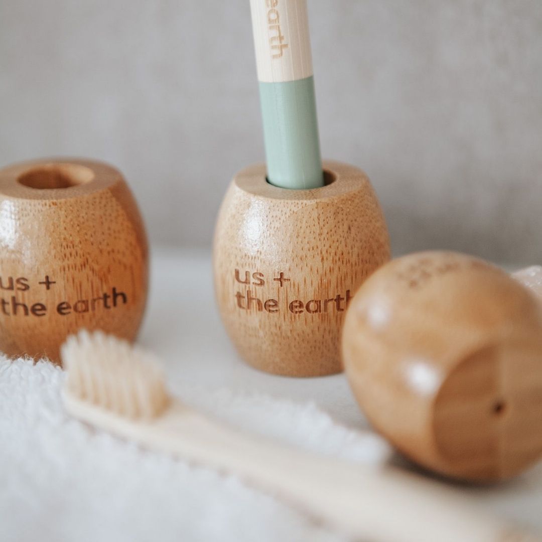 Eco friendly Bamboo Toothbrush Travel Set