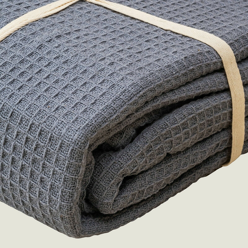 Woven Waffle Blanket -100% Cotton